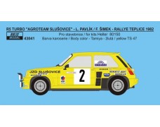 Decal – Renault  5 Turbo „AGROTEAM“ - Rallye Teplice 1982